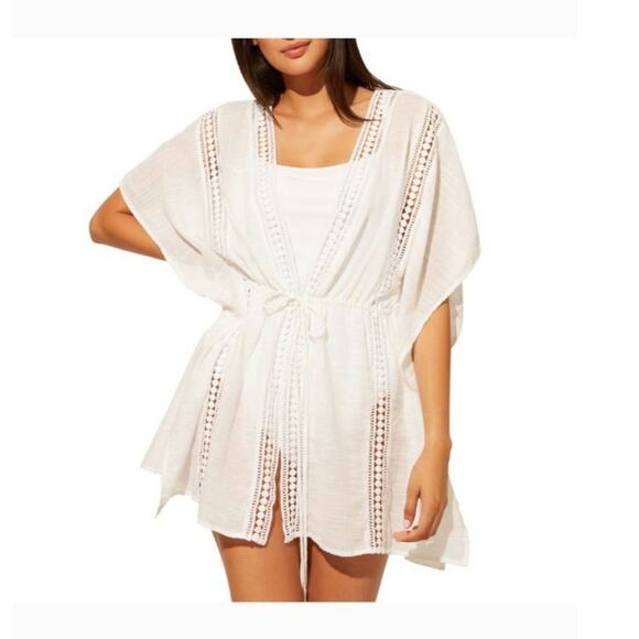 Bleu Rod Beattie White Caftan Coverup - Picture 1 of 8